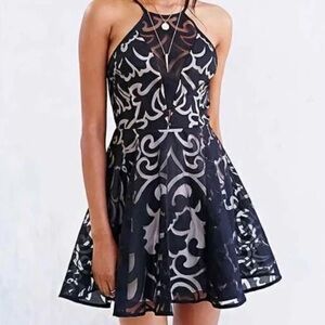 Verty | Romantic Rebel Black Skater Dress